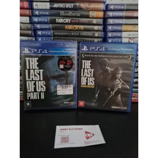 Combo The Last Of Us + The Last Of Us Part 2 (Lacrado) Midias Fisicas PS4