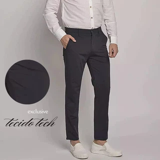 Calça Premium Social Masculina Tecido Tech Elastano Social Sportfino Similar Insider Luxo Oxford Executiva Não Amassa