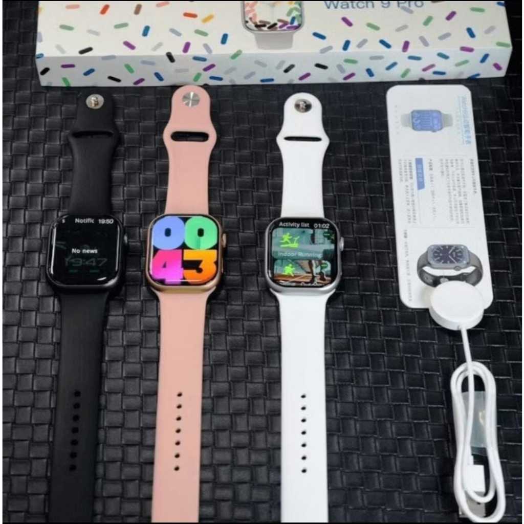 Smartwatch Microwear W59 pro Preto ou Rosa 2024 WearmaxOS | Shopee Brasil