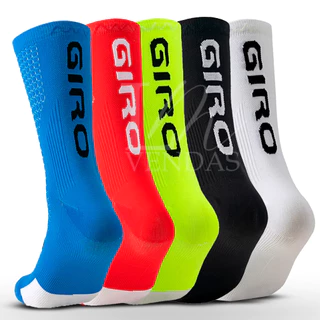 Par De Meia Ciclismo Esportiva Antiderrapantes Corrida Caminhadas Resistente Unissex Cano Alto