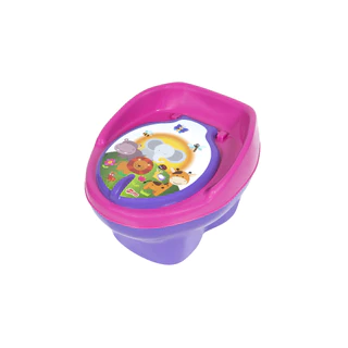 Troninho Penico Infantil para bebe rosa lilás 2 em 1 em Oferta na Shopee