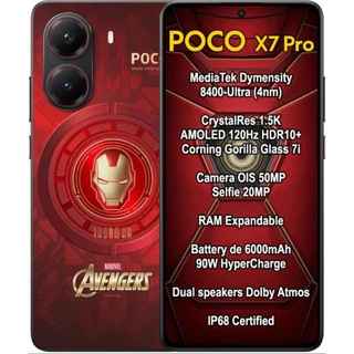 Xiaomi Poco X7 Pro Iron Man Special Edition 6.67"12/512GB 50MP