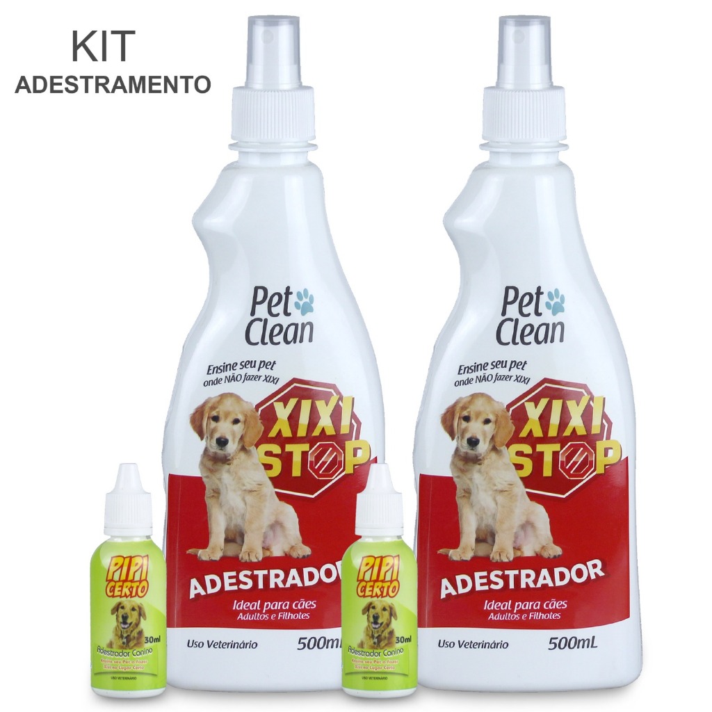 Kit Adestrador Sanitario Pet Educador de Xixi para Cachorro XIXI STOP ...