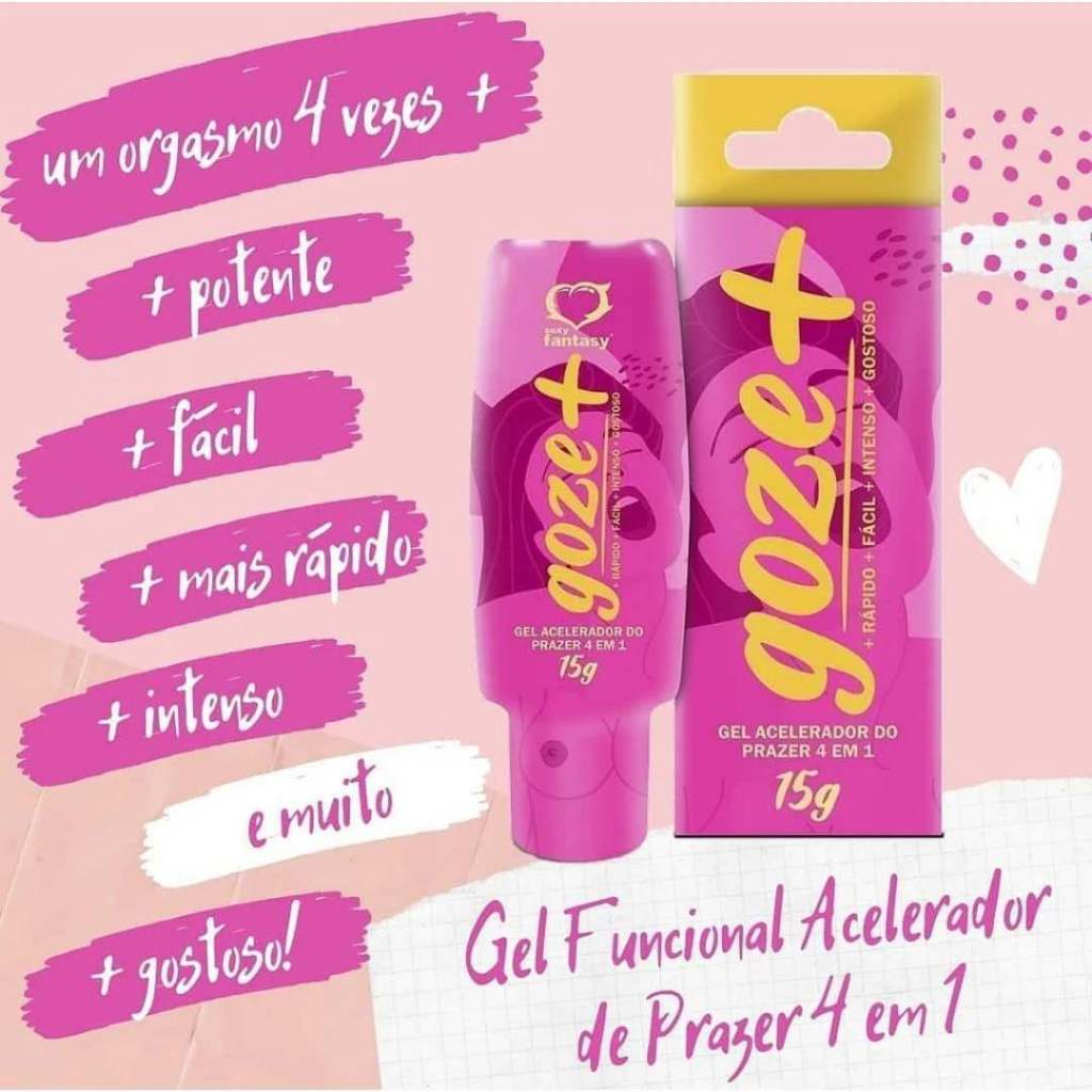 Gel Gozer + Acelerador Orgasmo Excita Esquenta Sensibiliza Dilata ...