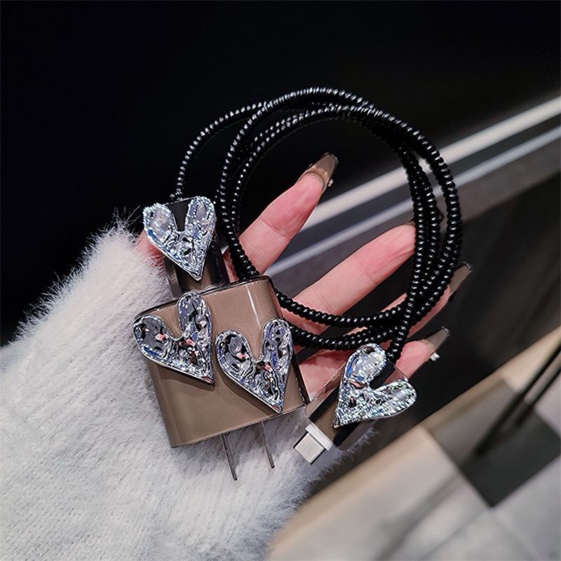 Capa Protetora Carregador IPhone Bonito USB / USB-C Protetor De Fio Telefônico Para iPhone 11 12 13 14 15 Pro Max " .