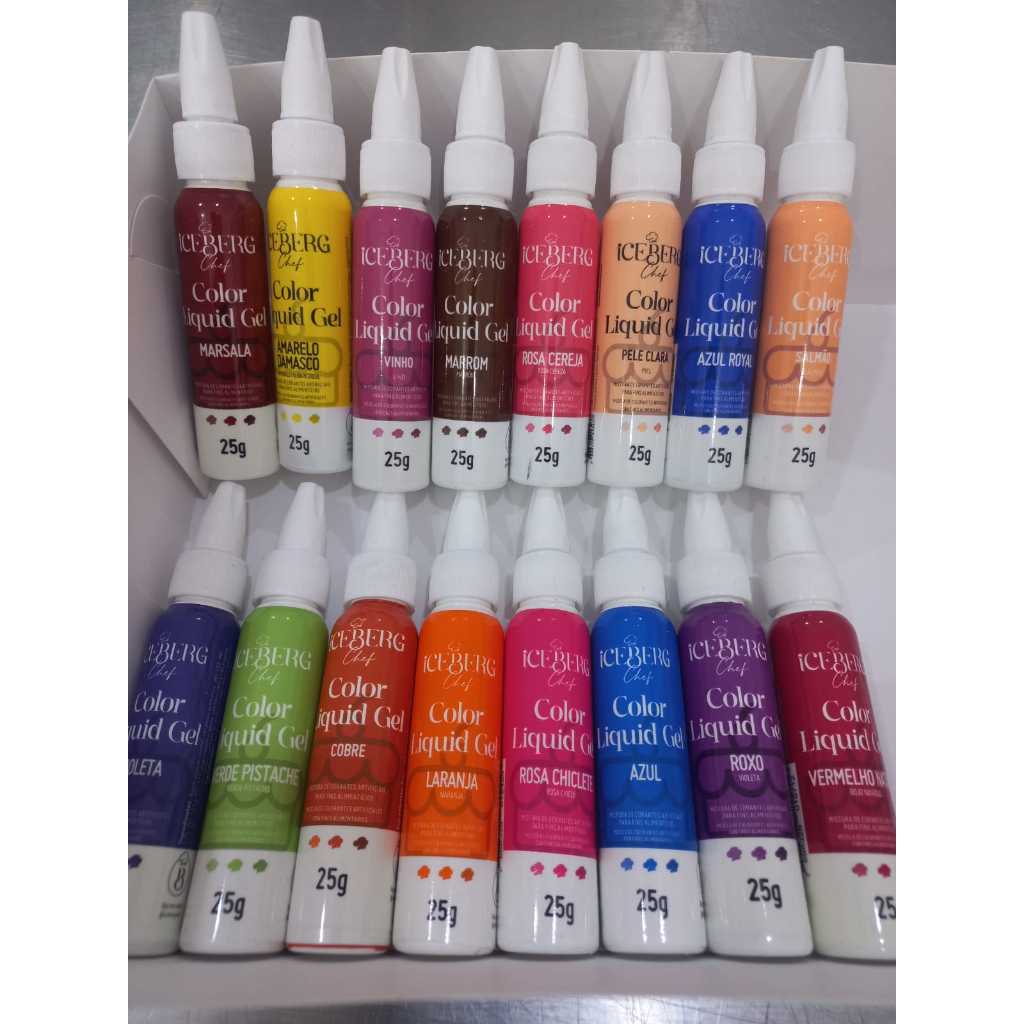 Corante Alimentício Gel Cores 25g Icerberg