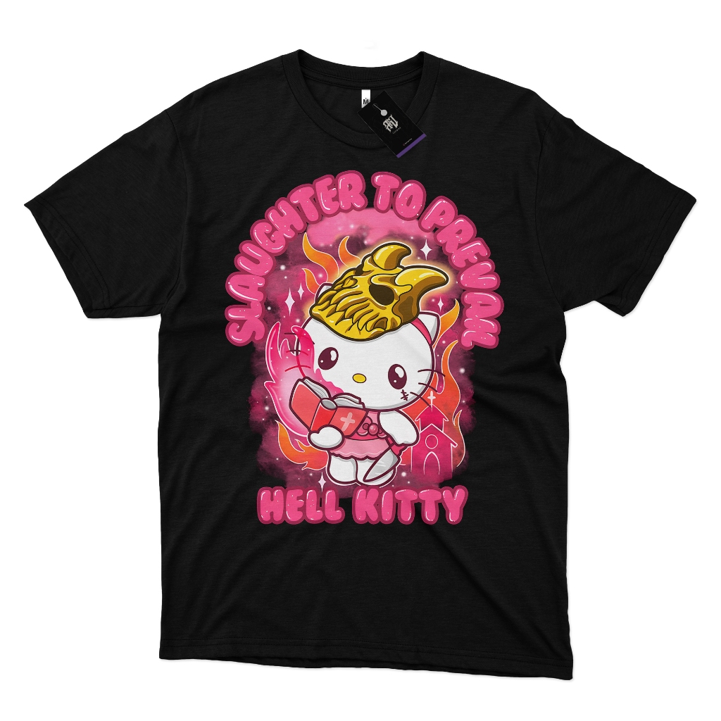 ミュージシャン Slaughter To Prevail - Hell Kitty White Camiseta Slaughter to Prevail Hell Kitty 100% Algodão | Shopee Brasil