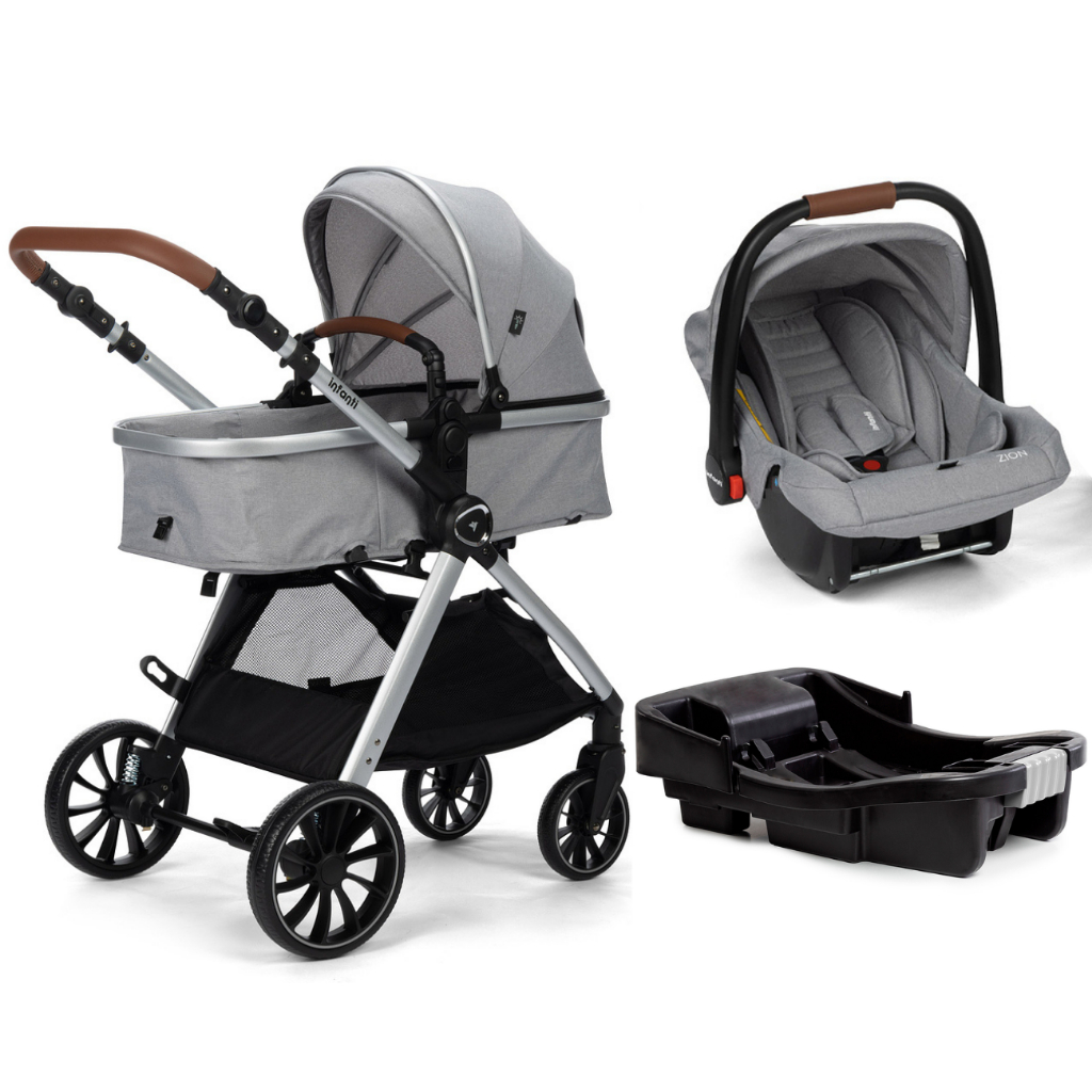 Carrinho 3 em 1 Europeu Bebê Conforto Moises Base Romanzo Duo Infanti ...