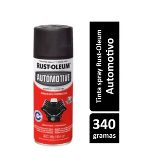 Spray Alta Temperatura Motor 1093°c Preto Fosco Rust-Oleum