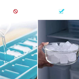 Kit Cubos De Gelo Artificial Ecológico Reutilizável Transparente Para Whisky Drinks Bebidas