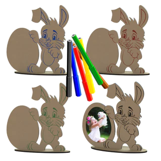 10 Lembrancinhas Páscoa Para Colar Foto e pintar, ideal para Escolas em Oferta na Shopee