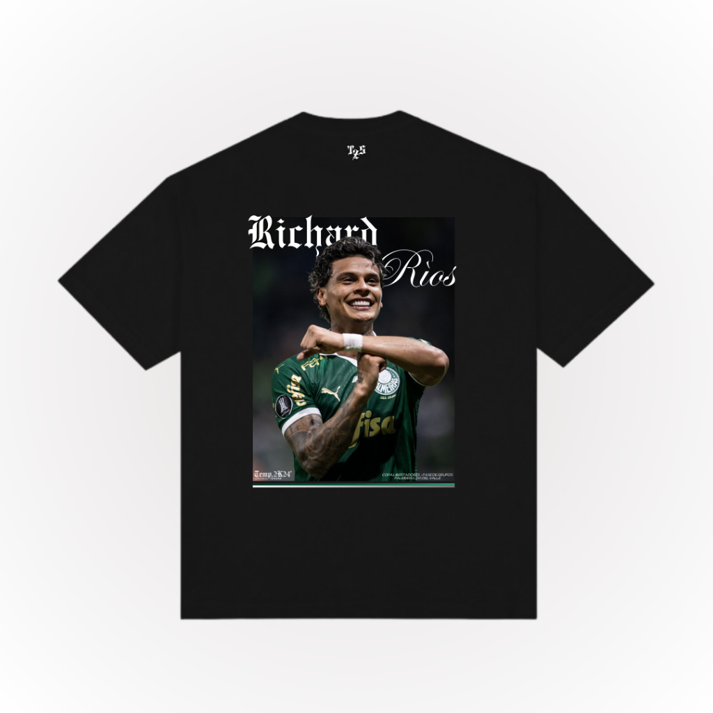 Camiseta TZS Richard Ríos Oversized Streetwear | Shopee Brasil
