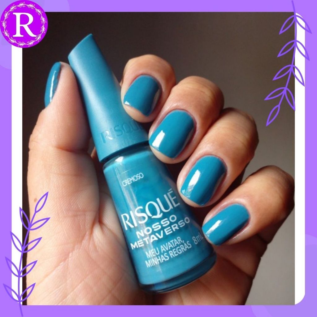 Esmalte Risqué Meu Avatar, Minhas Regras Nosso Metaverso Cremoso 8ml ...