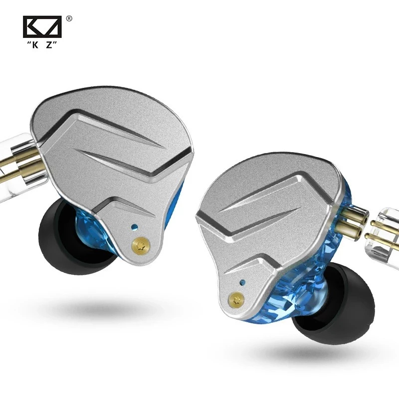 Fone Kz Zsn Pro Azul sem Mic para Retorno de Palco
