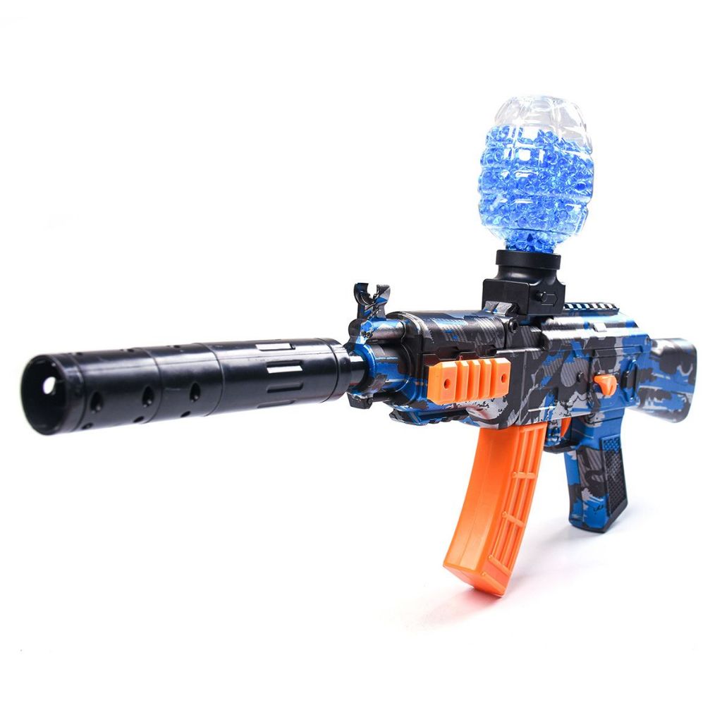 Arma Arminha De Bolinha De Gel AK47 Metralhadora Automatica óculos de ...