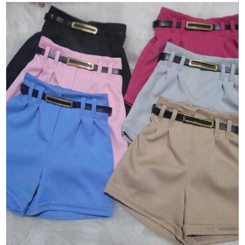 short infantil para menina super confortavel e elegante e blogueirinha