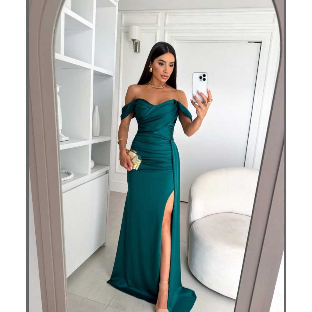 vestido de festa longo madrinha formatura casamentos convidada  REF:082