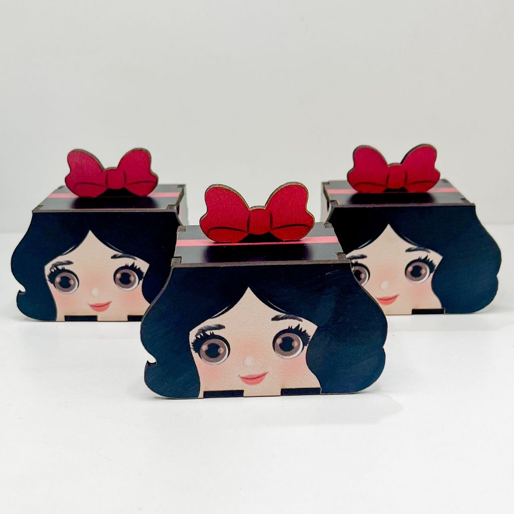 5/10/15/20PCS Mini Cubos Branca de Neve Cute em MDF - Lembrancinha ...