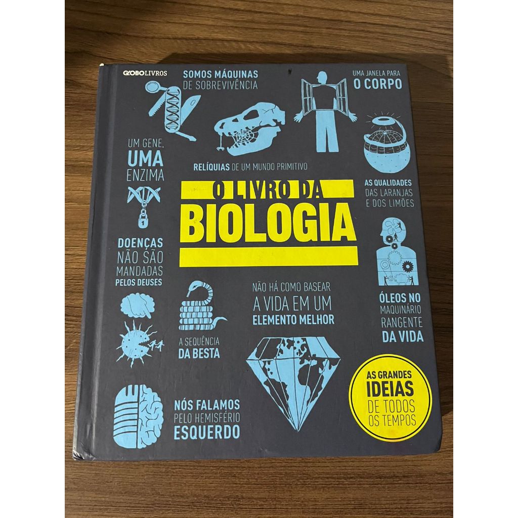 LIVROS SEMINOVOS/O livro da biologia | Shopee Brasil