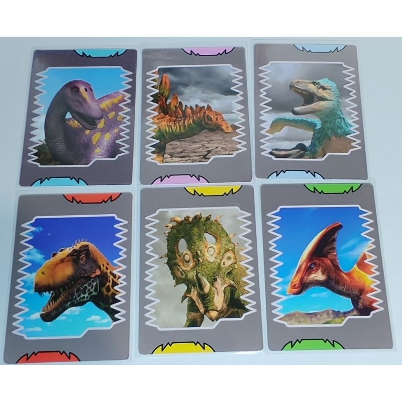 Escolha até 20 Cartas dos Novos Cards de Dinossauro Rei Versão Anime