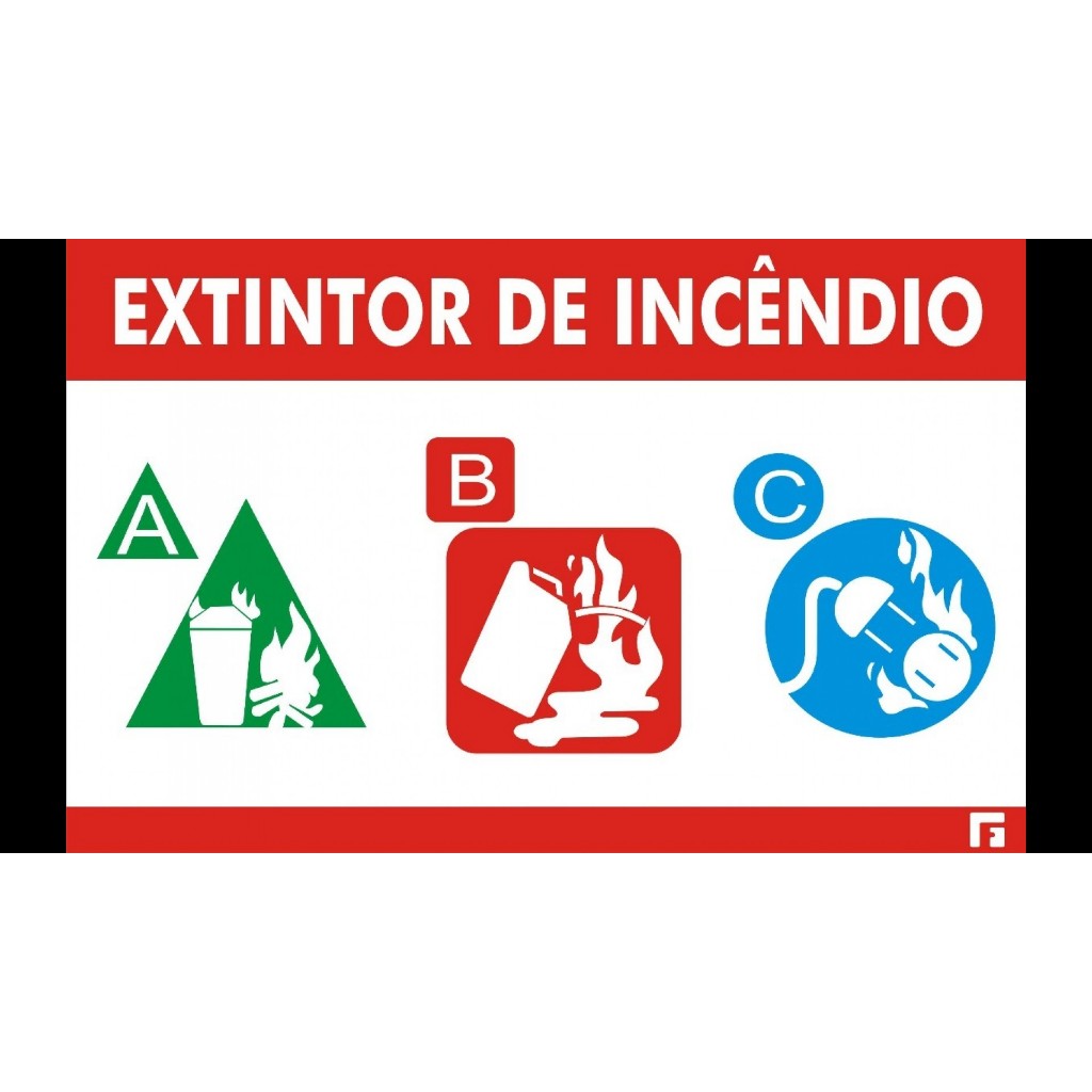 Placa Advertência Extintor Aviso | Shopee Brasil