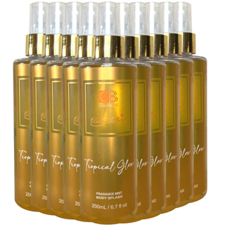 10 BODY SPLASH TROPICAL GLOW CBB COSMÉTICOS FRAGRÂNCIA FRUTAS TROPICAIS