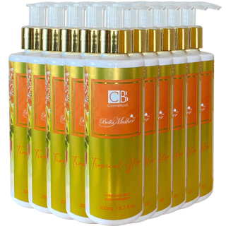 10 LOÇÃO HIDRATANTE TROPICAL GLOW CBB COSMÉTICOS PELE HIDRATADA E PERFUMADA