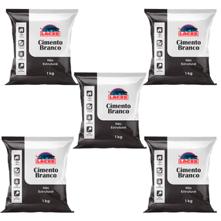 Cimento Branco Lacxe Fardo 25Kg em Oferta na Shopee