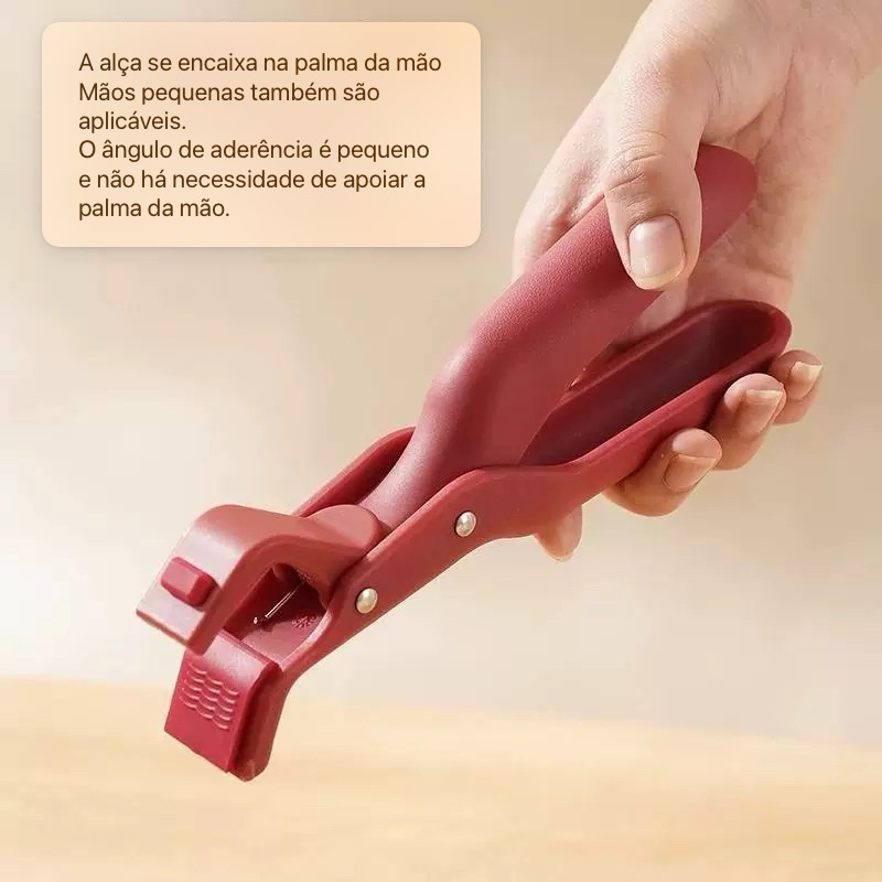 Imagem do produto Pegador Multifuncional Levantador De Pratos e Travessas Quentes À Prova Calor 4