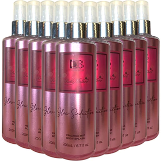 10 BODY SPLASH GLOW SEDUCTION CBB COSMÉTICOS FRAGRÂNCIA FLORAL FRUTAL