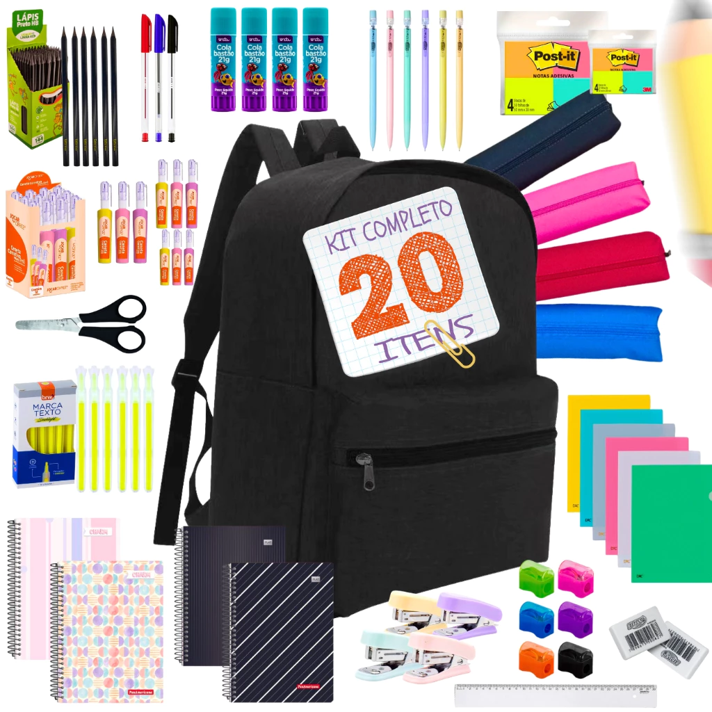 Material Escolar Kit Completo