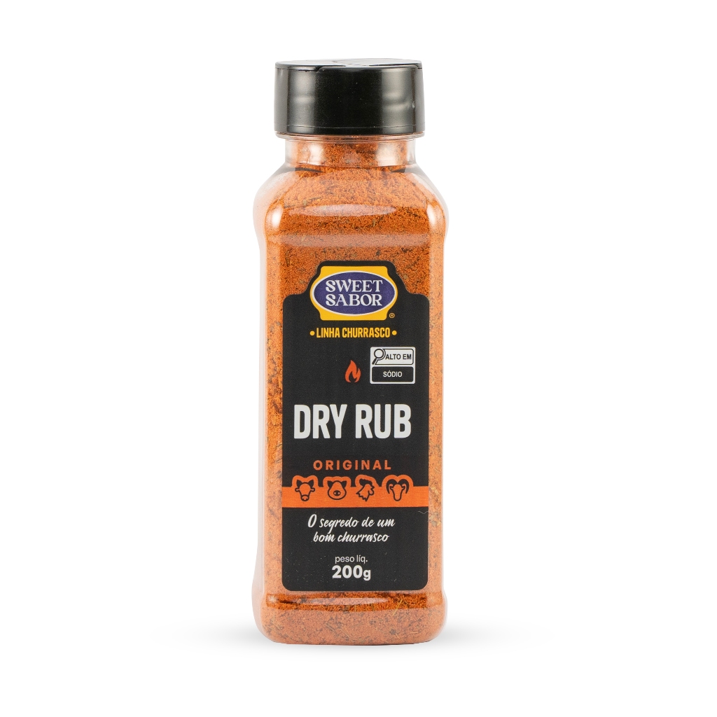 Dry Rub Original 200g - Tempero Churrasco Sweet Sabor | Shopee Brasil