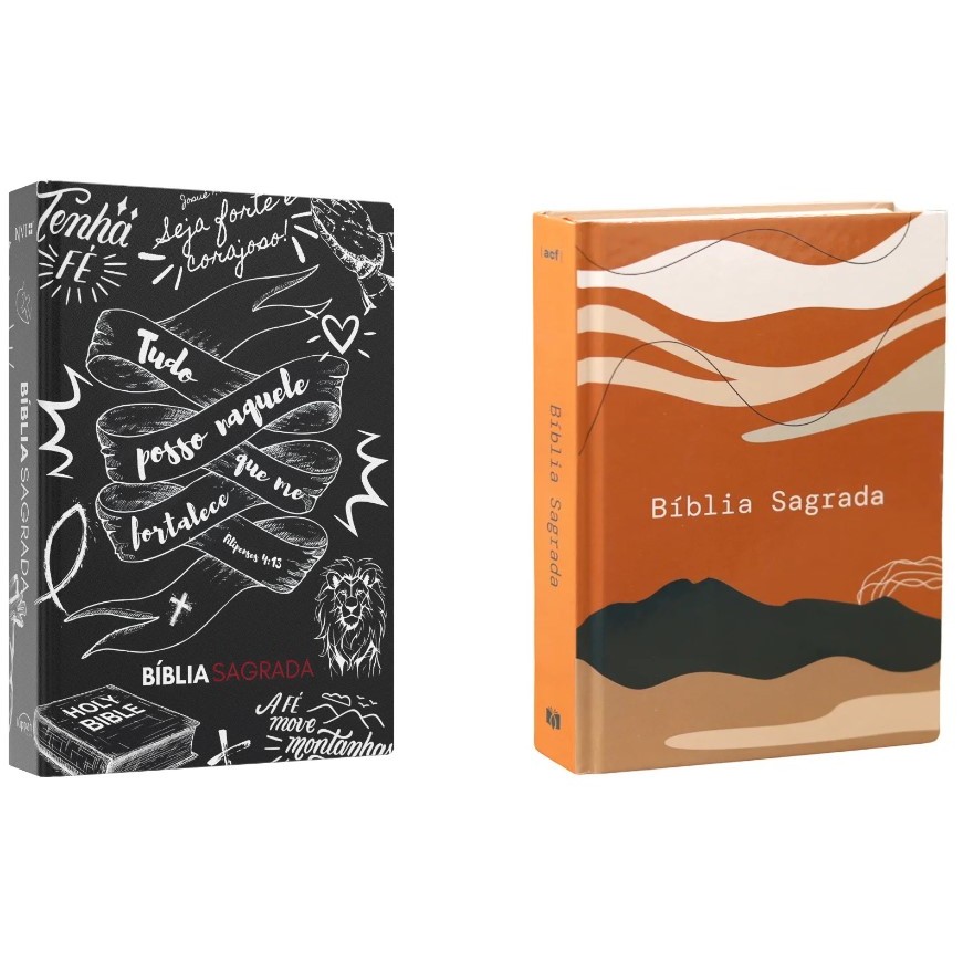 Kit Bíblia Sagrada | NVI | Jovem Cristão + Bíblia Sagrada | ACF ...