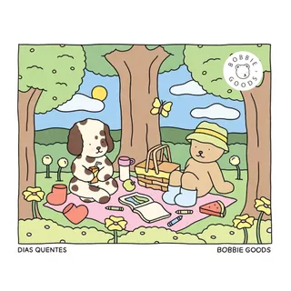 Livro Dias quentes (Spring Summer) – Livro de colorir oficial Bobbie Goods em Oferta na Shopee