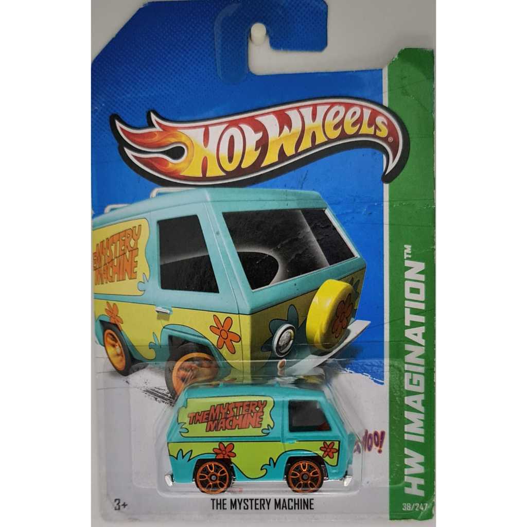 Hot Wheels Scooby-Doo Mystery Machine Van – Die-Cast échelle 1:64 (6 Cm) – Série Pop Culture – JBL63