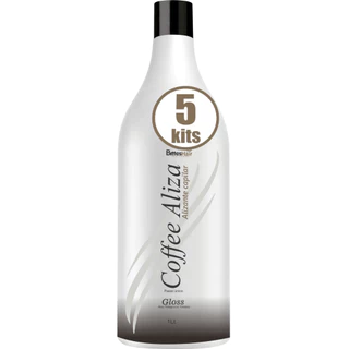 5 Gloss Coffee Aliza Capilar Bittes Hair Profissional Alisamento Capilar de Alta Performance
