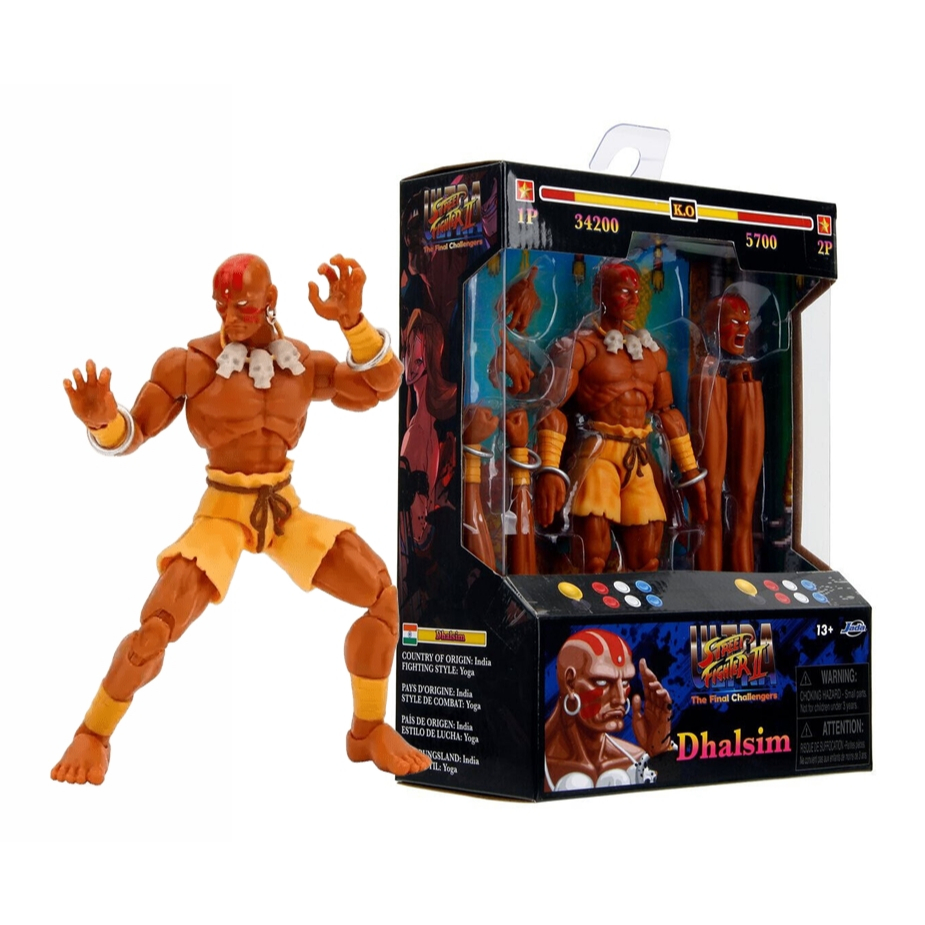 Boneco do jogo Street Fighter 2 Oficial Jada Toys | Shopee Brasil