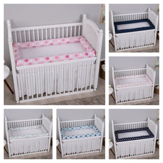 Kit Berço Rolinho 4 Peças 100% Algodão Acolchoado em Oferta na Shopee