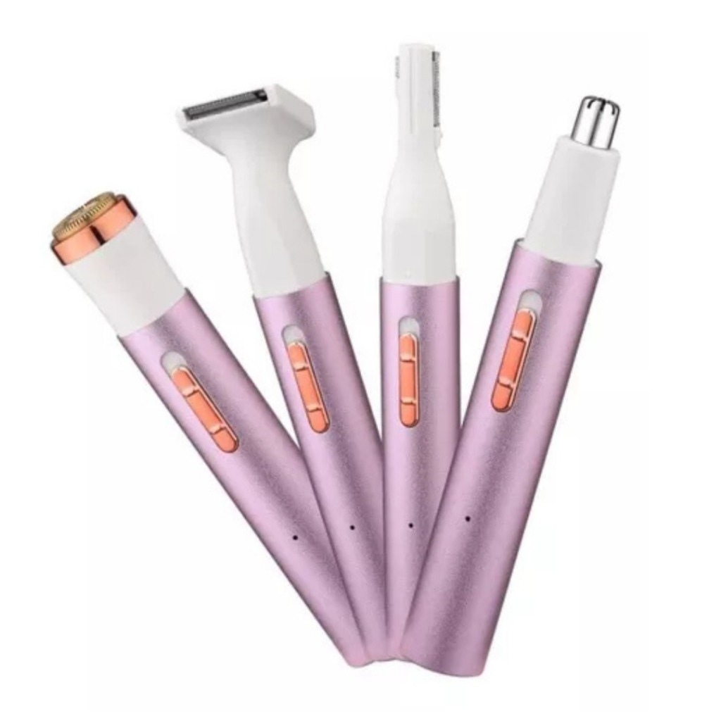 Depilador Eletrico 4 in 1 Feminino Aparador De Pelos Intimos | Shopee ...