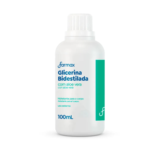 Glicerina Bidestilada Hidratante Corporal Com Aloe Vera 100ml | Shopee ...