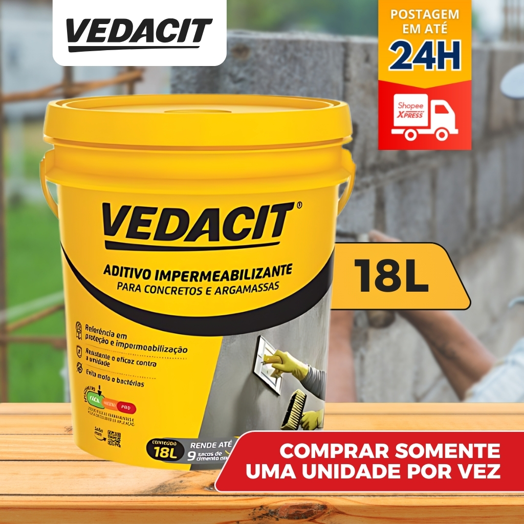 Aditivo Impermeabilizante Vedacit (Balde 18 litros) - VEDACIT ...