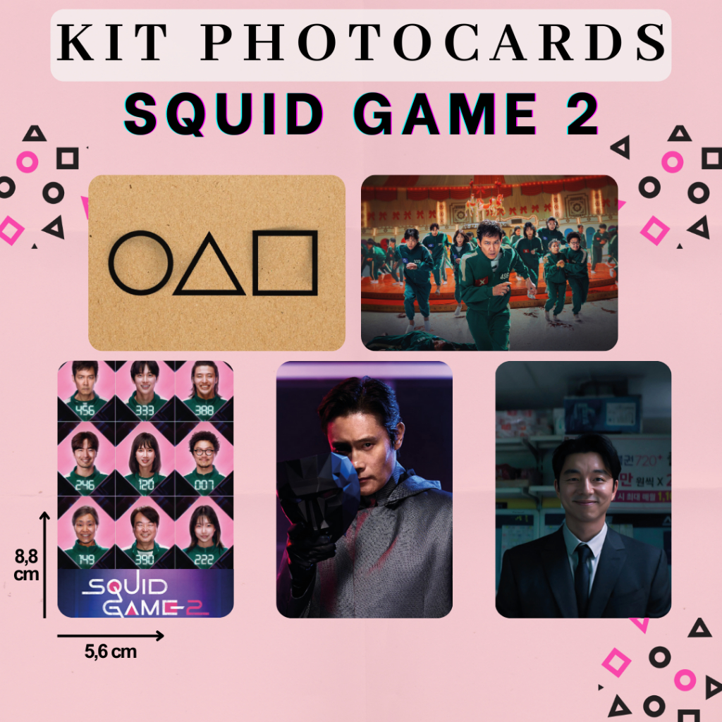 Kit Photocards Round 6 (Squid Game 2) Alta Qualidade - leia a descrição ...
