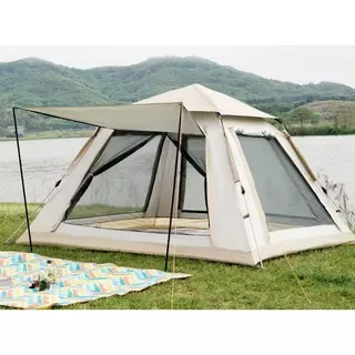 Barraca Camping Acampamento 3/4 Pessoas 140cmx200cmx200 Cm em Oferta na Shopee