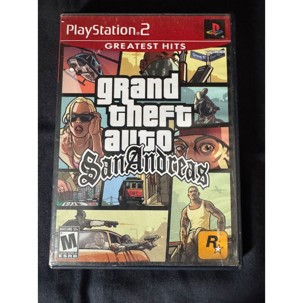 Grand Theft Auto San Andreas - Original PS2 | Shopee Brasil