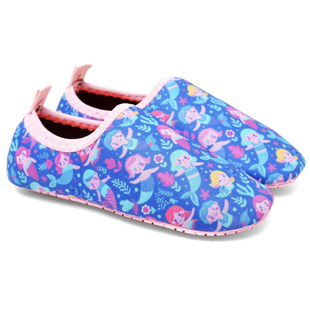 Sapatilha Aquática antiderrapante Neoprene infantil para praia, piscina, gramado, cascalhos