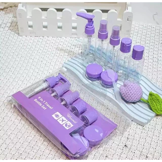 Kit Viagem Higiene Frascos Spray Portatil Uso em Geral Para Creme Shampoo Gel Perfume Alcool 8/9 Pçs—new em Oferta na Shopee