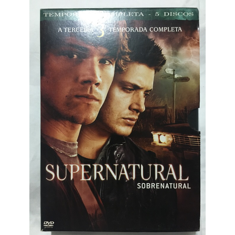 Box Dvd Supernatural a terceira temporada completa original edição de ...