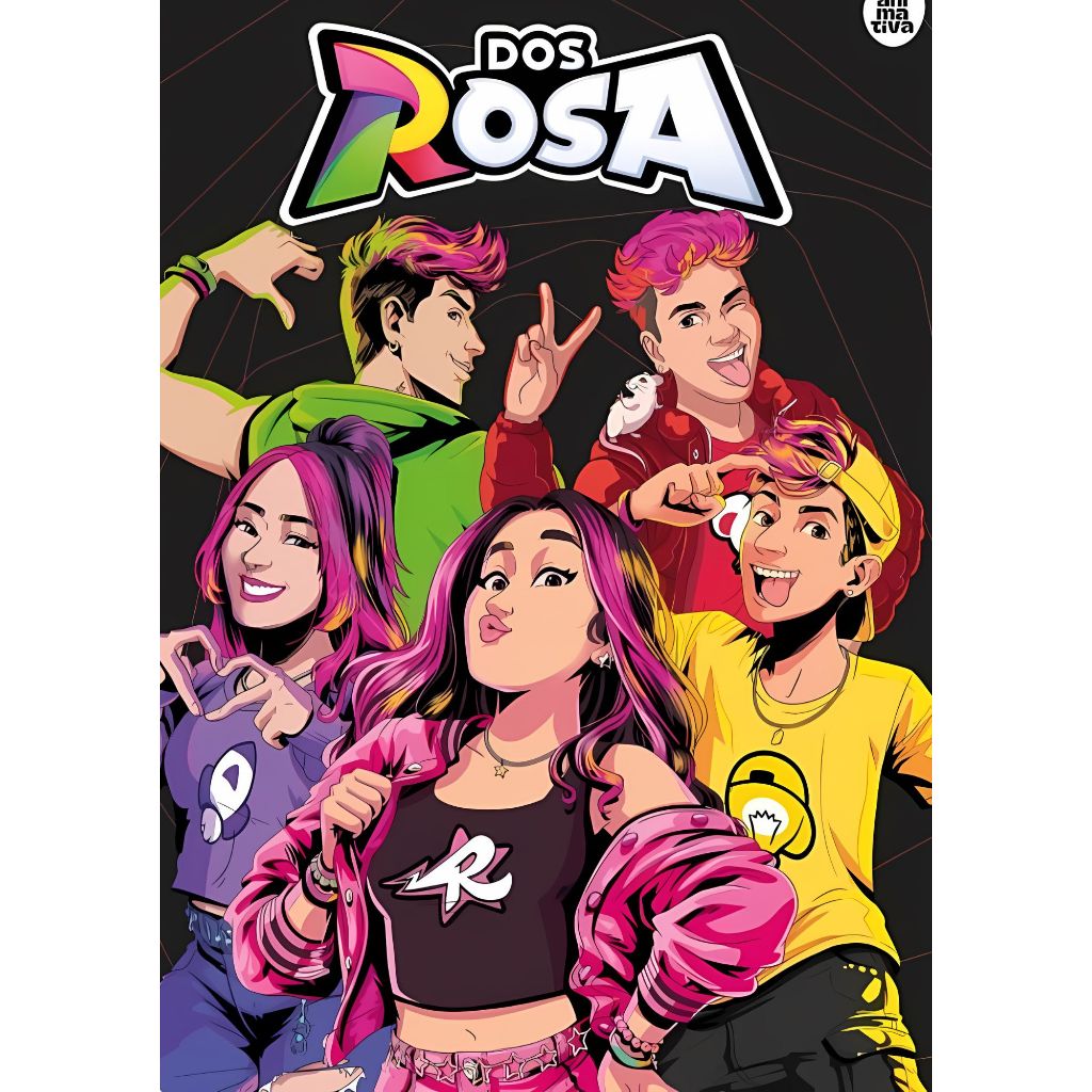 Caderno Capa Dura Emily Vick Youtuber Tropa Dos Rosa Personalizado 