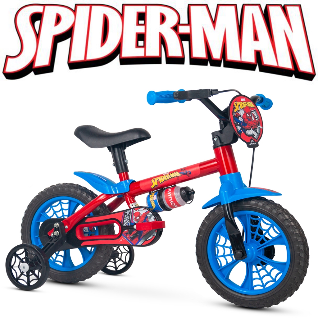 Bicicleta Infantil Aro 12 com Rodinhas Nathor de 3 a 5 anos Homem ...