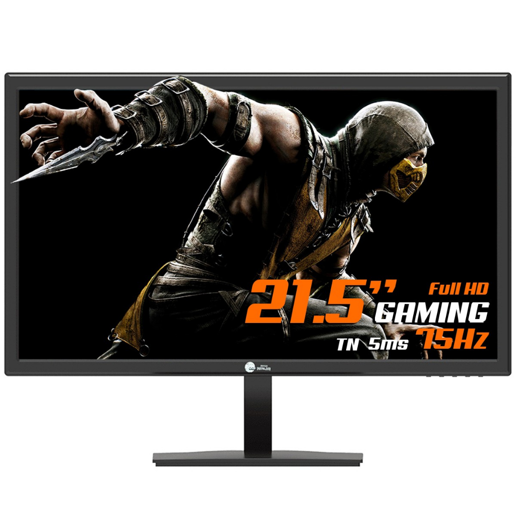 Monitor Gamer Ninja 21.5 Pol 75Hz Full HD LED HDMI / VGA MGN-002-21S ...